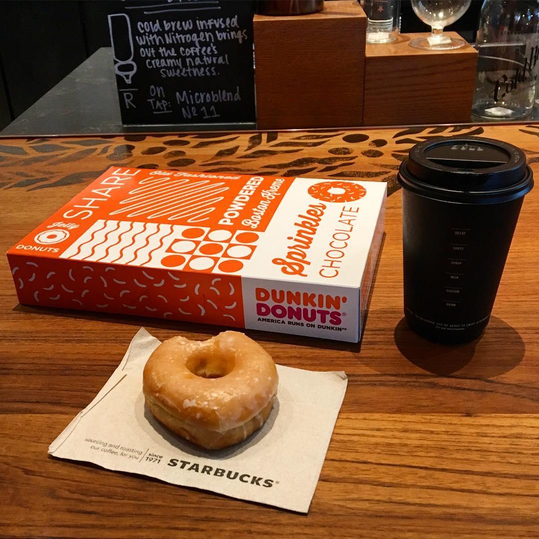 Dunkin's Donuts at Starbucks