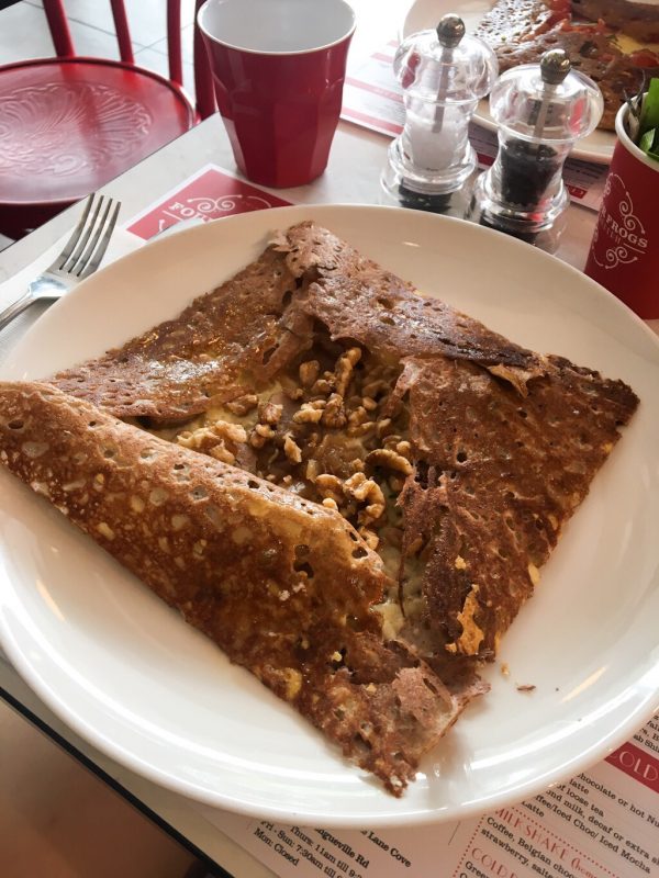 Солёный блин в Four Frogs Creperie